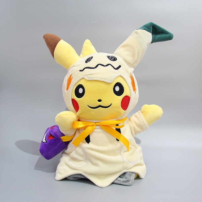 20 40cm Pokemon Anime Mimikyu Plush Toy Stuffed Doll Keychain Pendant Tilted Head Soft Pikachu Kids - Mimikyu Plush