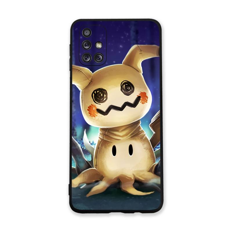 Pokemon Cartoon Mimikyu Phone Case For Samsung Galaxy A73 A53 A13 A03S A52 A72 A12 A81 - Mimikyu Plush