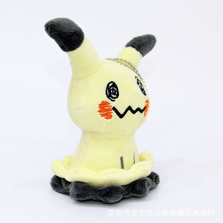 12cm Anime Pokemon Mimikyu Pikachu Key Chains Plush Toy Soft Stuffed Dolls Pendant for Children Christmas 3 - Mimikyu Plush